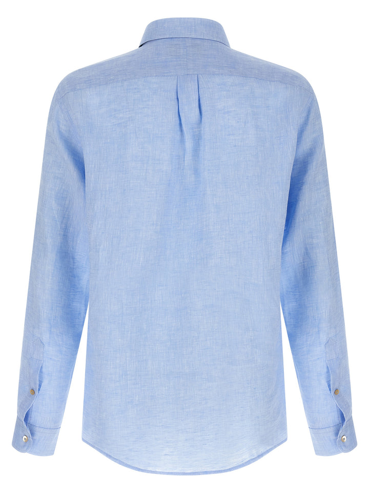 Riviera Project Linen Shirt Shirt and Blouse - Light Blue | ba0c38bc47b3da8c14e99612c7ef2ba7a9a861e0