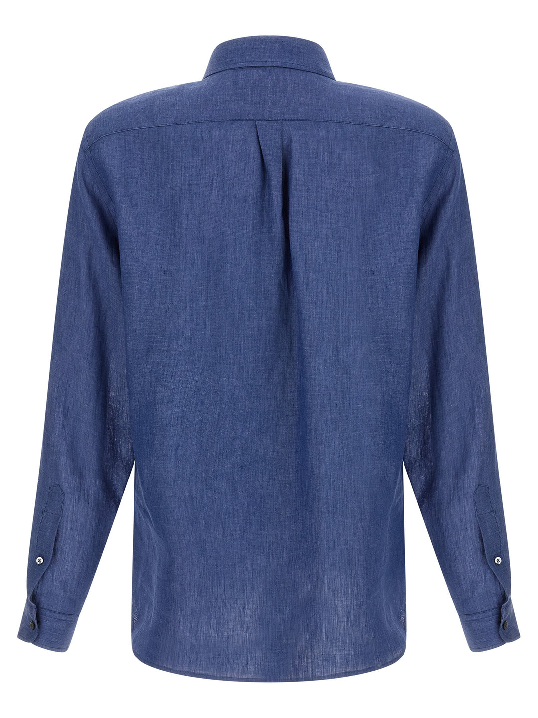 Riviera Project Linen Shirt Shirt and Blouse - Blue | e35ca534f86a47ff1028c694f4c8c35146ae84f1