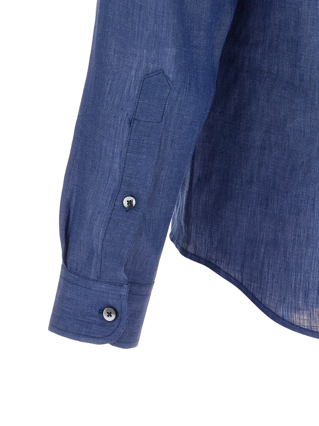 Riviera Project Linen Shirt Shirt and Blouse - Blue | 764ddd6b6b94355c42e1af97da8e5c0da0499f82