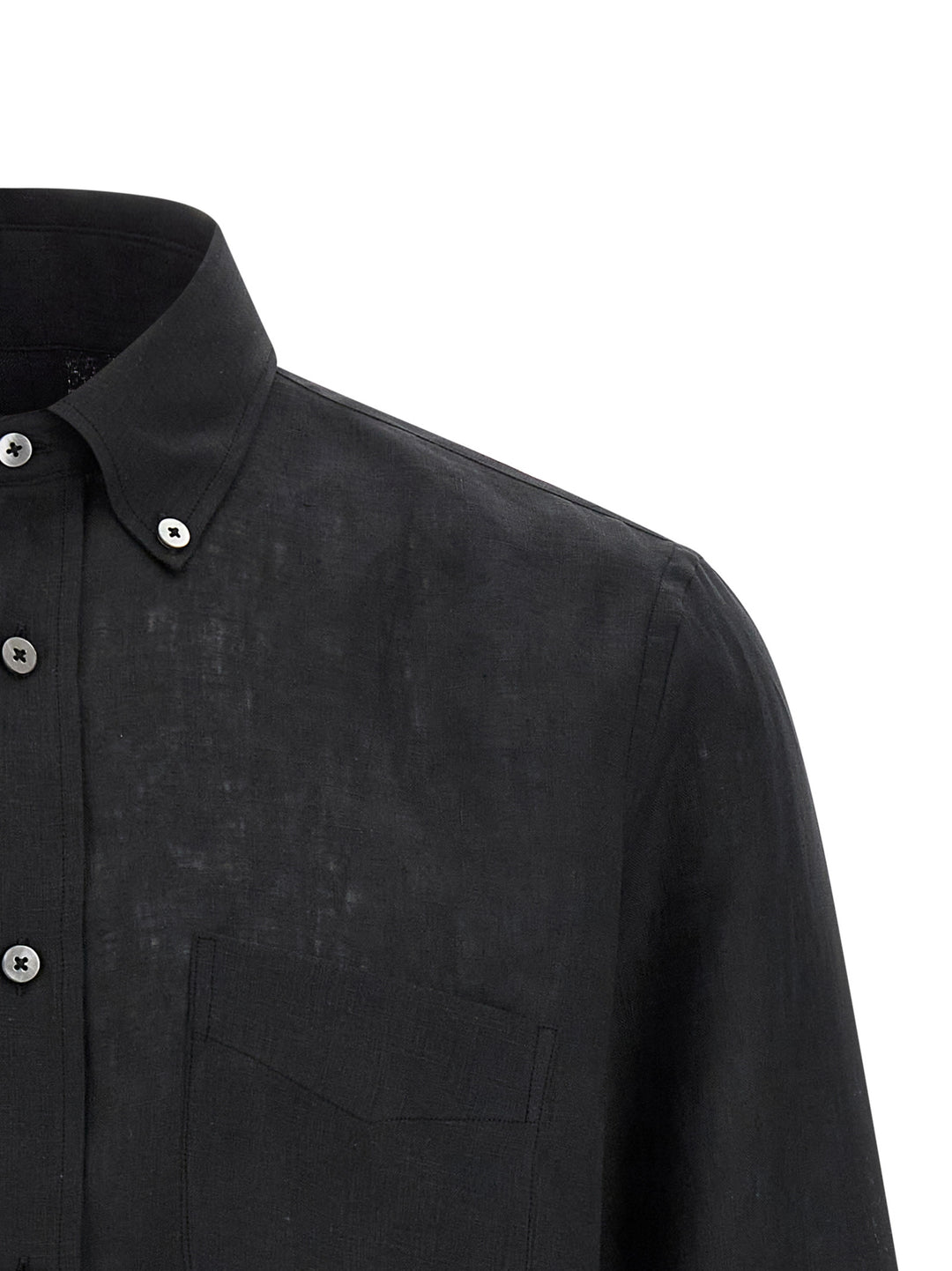Riviera Project Linen Shirt Shirt and Blouse - Black | 2c165aaf967d7e288cfc1dc58542d8a5d342eb4e
