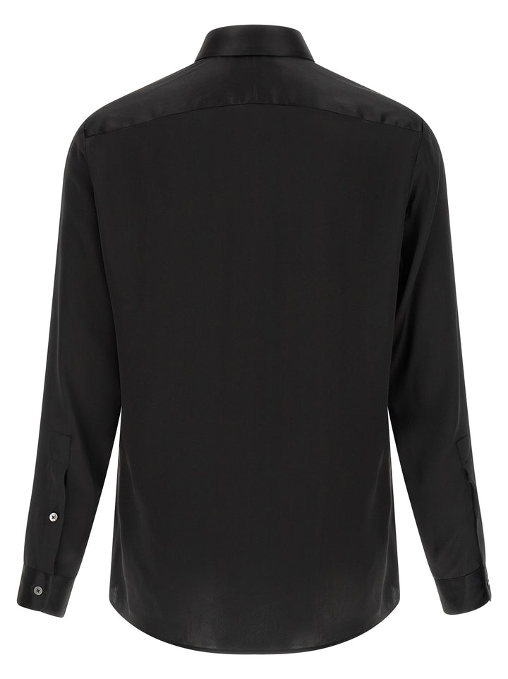 Riviera Project Silk Shirt Shirt and Blouse - Black | 0b0e36ed684f457e131d6c1029a52b6dcdf01c6d