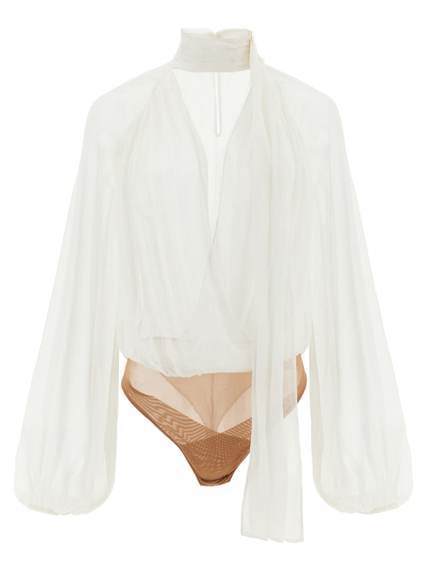 Body CrêPonne Tops White