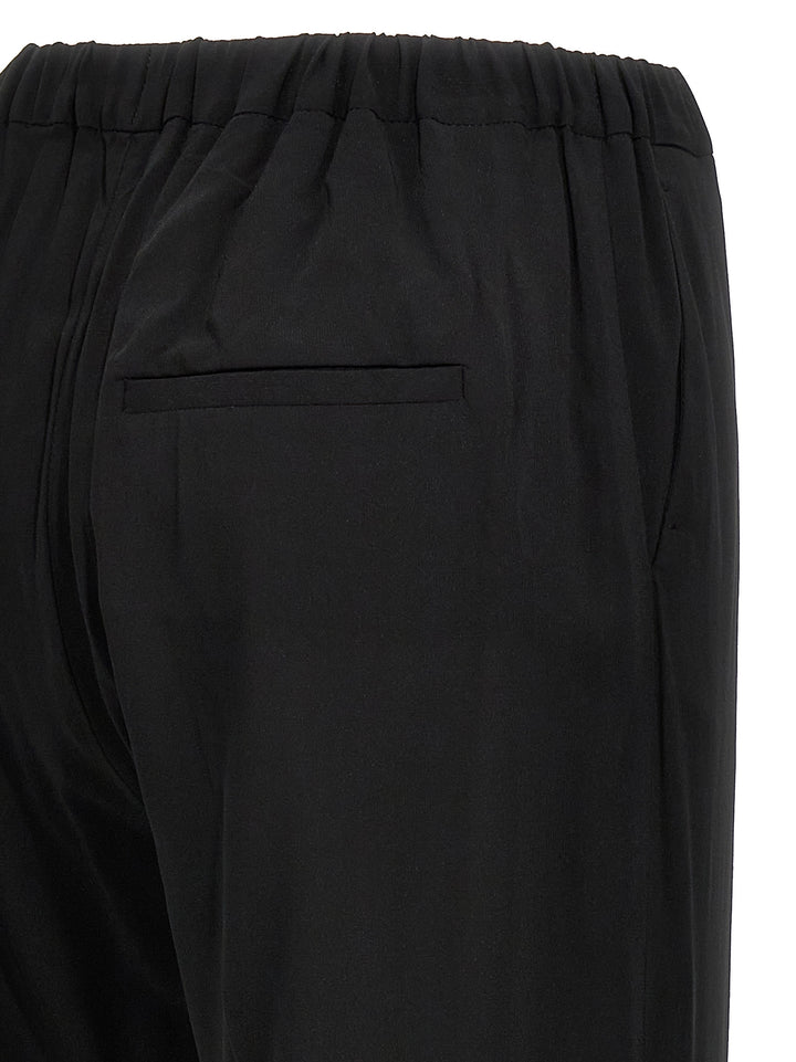 Crepe Georgette Pants Black