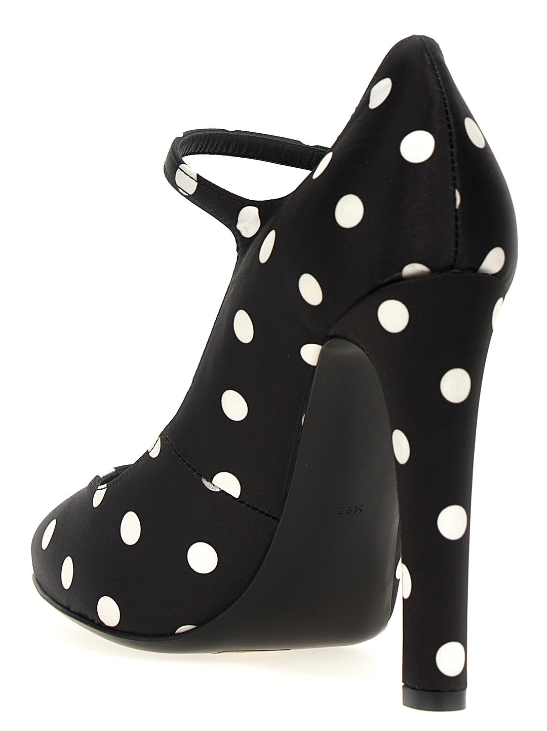 Mary Jane Sharon Pumps White/Black