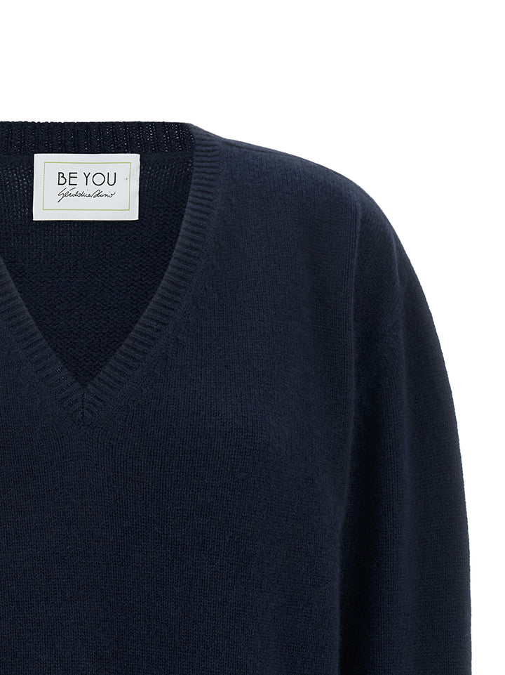 Be You V-Neck Sweater Sweaters and Cardigans - Blue | 2e120cff1388c206712e3d036b285f639671c41f