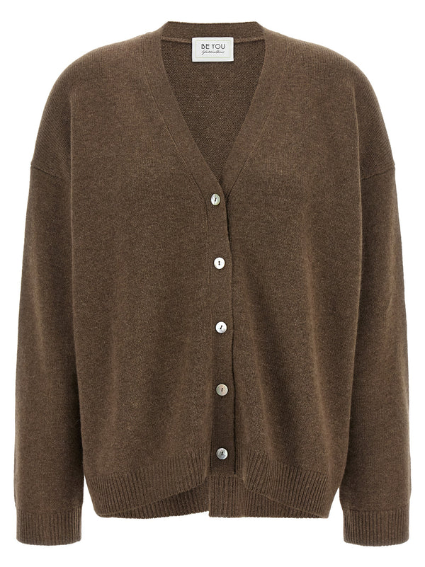 Cashmere Cardigan Brown