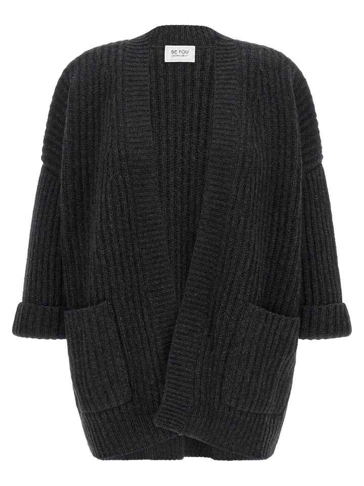 Be You Ribbed Cardigan Sweaters and Cardigans - Gray | 48e58dd2958154d8e88d7e8b9f14557042c8576d