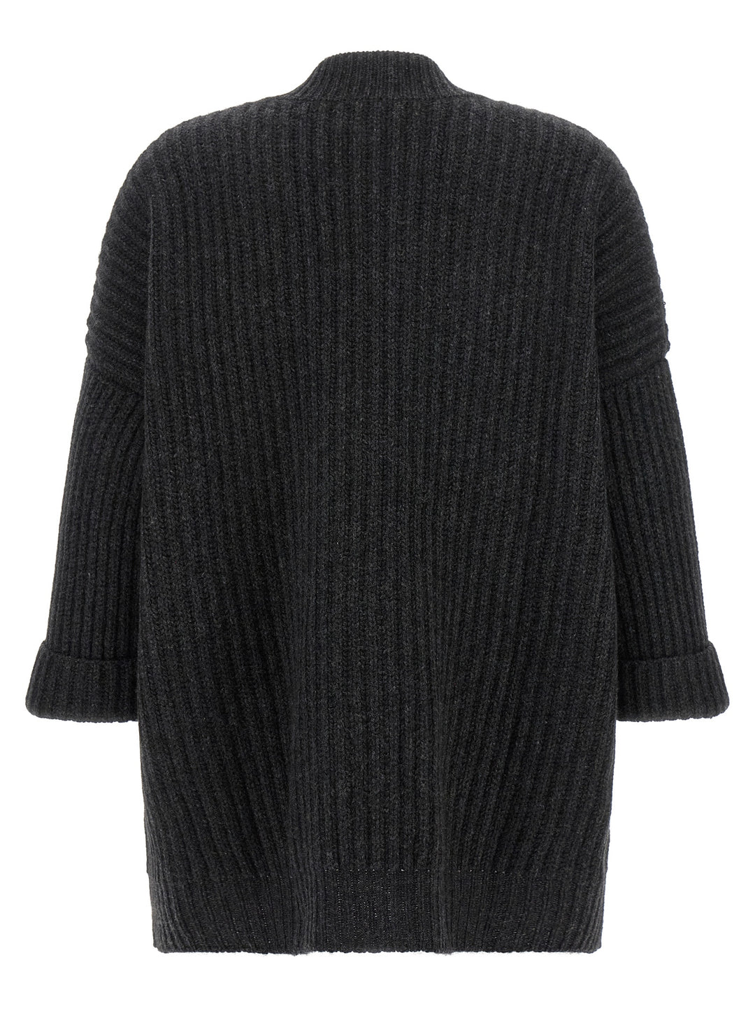 Be You Ribbed Cardigan Sweaters and Cardigans - Gray | f6a5ccb91be51b9c64bf0a8a6ed11d539249c219