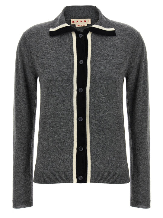 Wool Cardigan Sweaters And Cardigans Gray