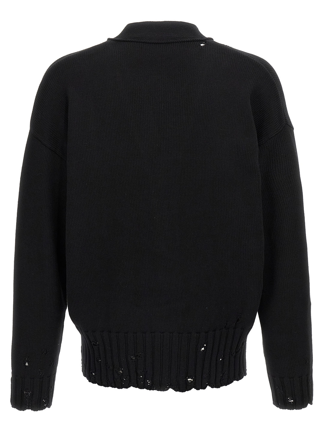 Marni Logo Embroidery Cardigan Sweaters and Cardigans - Black | cb55c126ae43fe4c49e0c1454e767b139a2d06ed