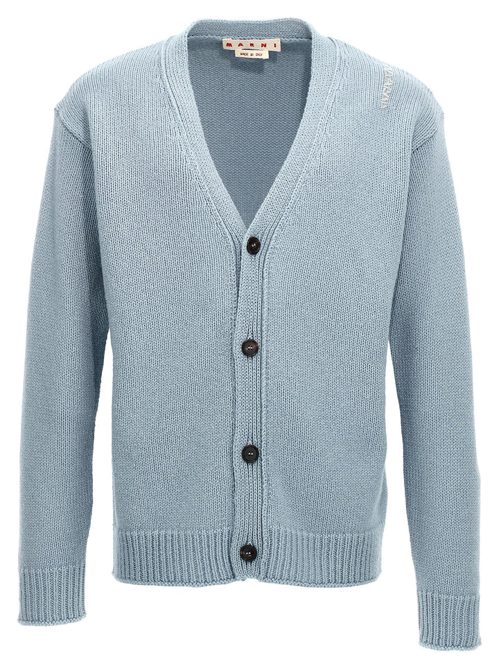 Wool Cardigan Sweater, Cardigans Light Blue