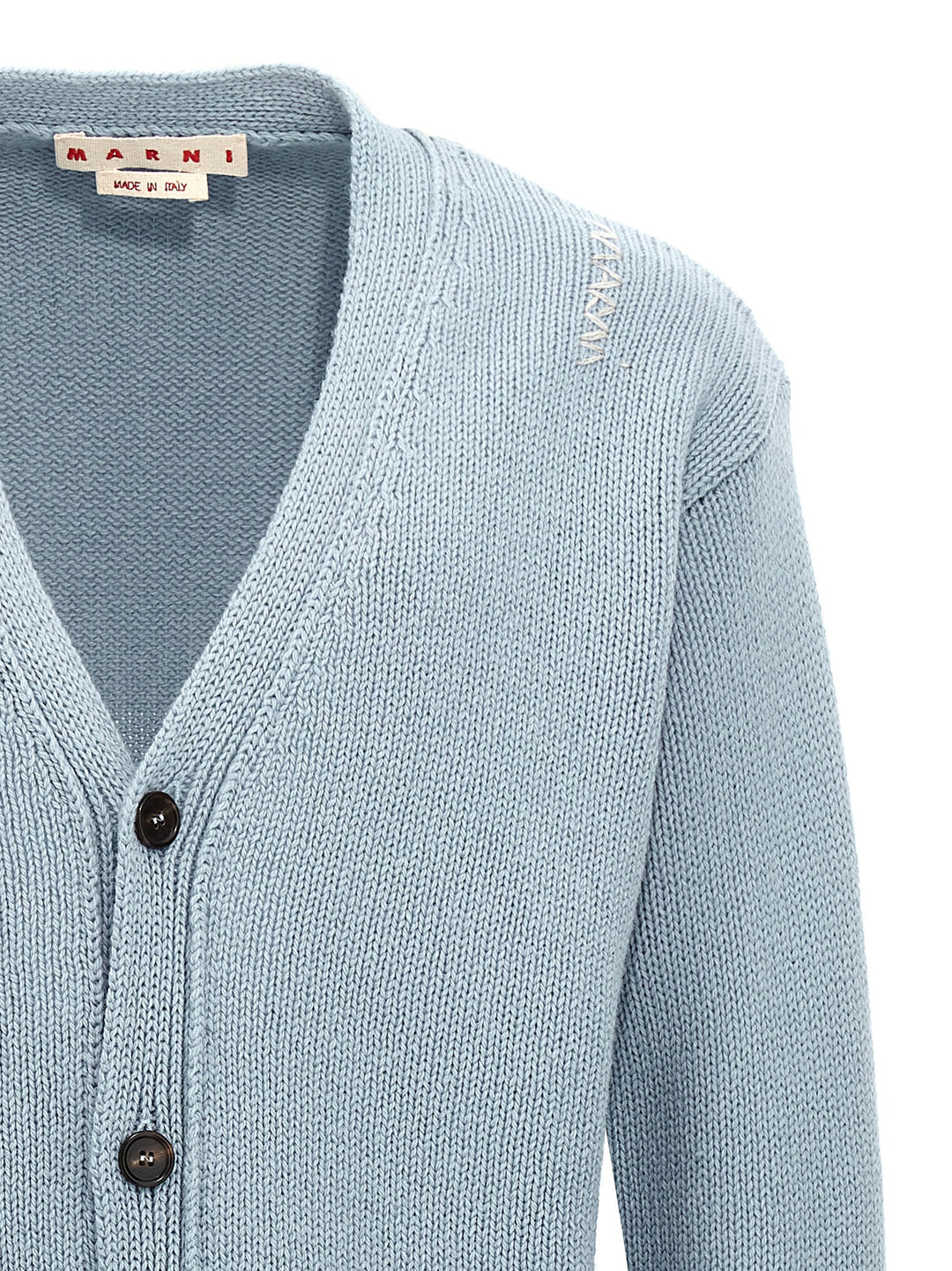 Wool Cardigan Sweater, Cardigans Light Blue