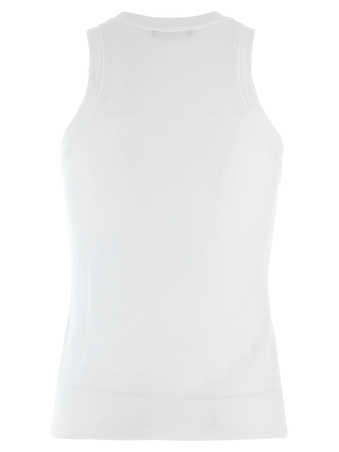 Logo Embroidery Tank Top Tops White/Black