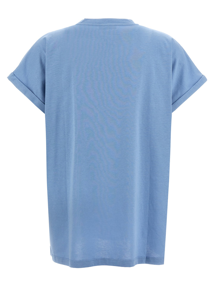 Flocked Logo T-Shirt Light Blue