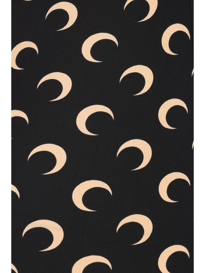 MOON PRINTED JERSEY STIRRUP LEGGINGS