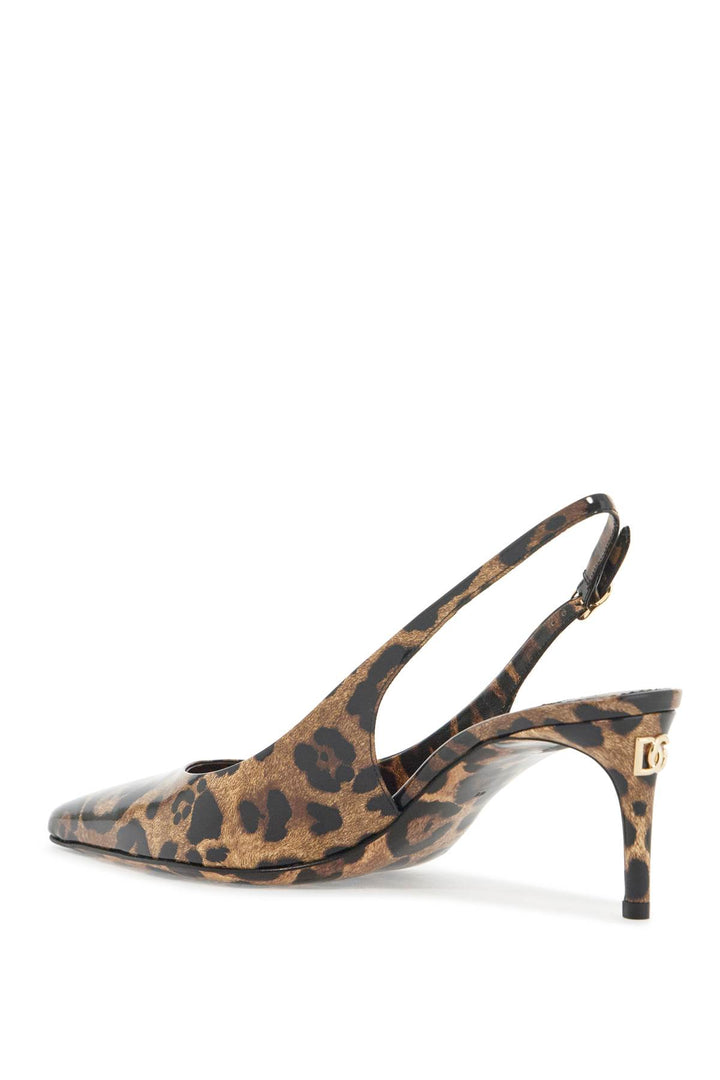 Décolleté Slingback Leopardate