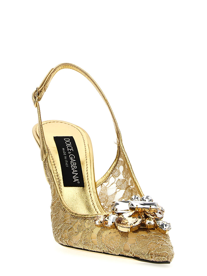 Taormina Pumps Gold