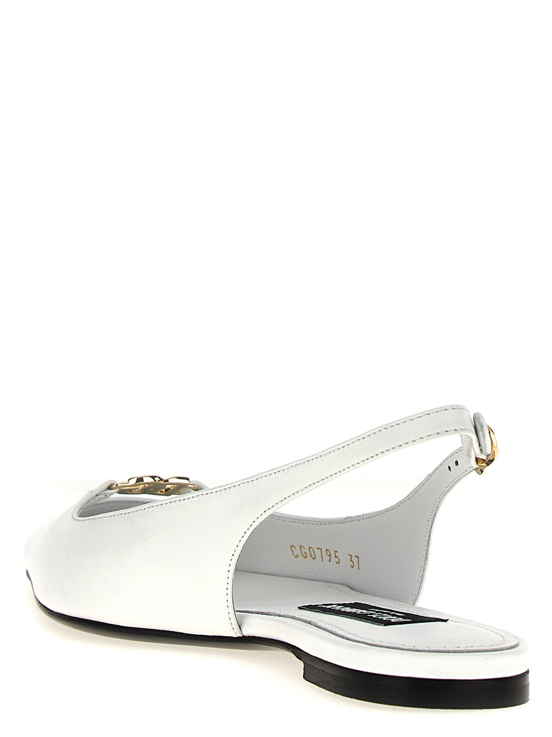 Lollo Flat Shoes White