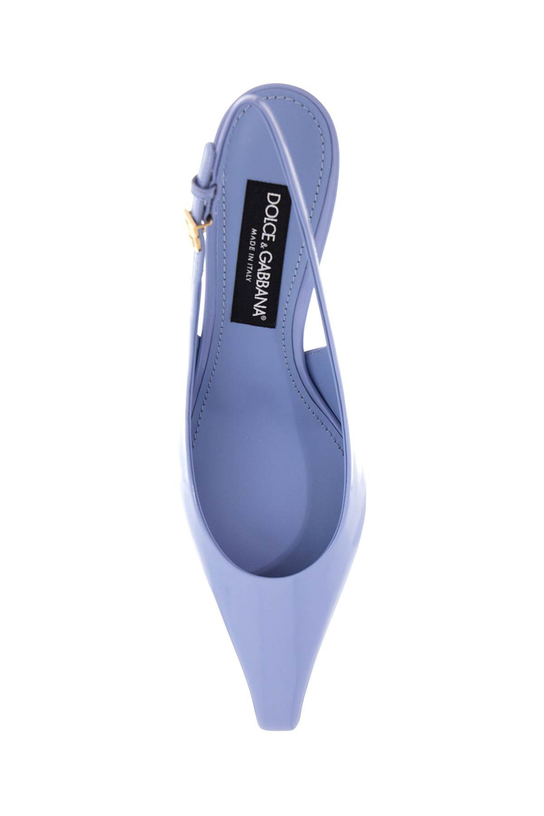 Décolleté Slingback In Pelle Lucida