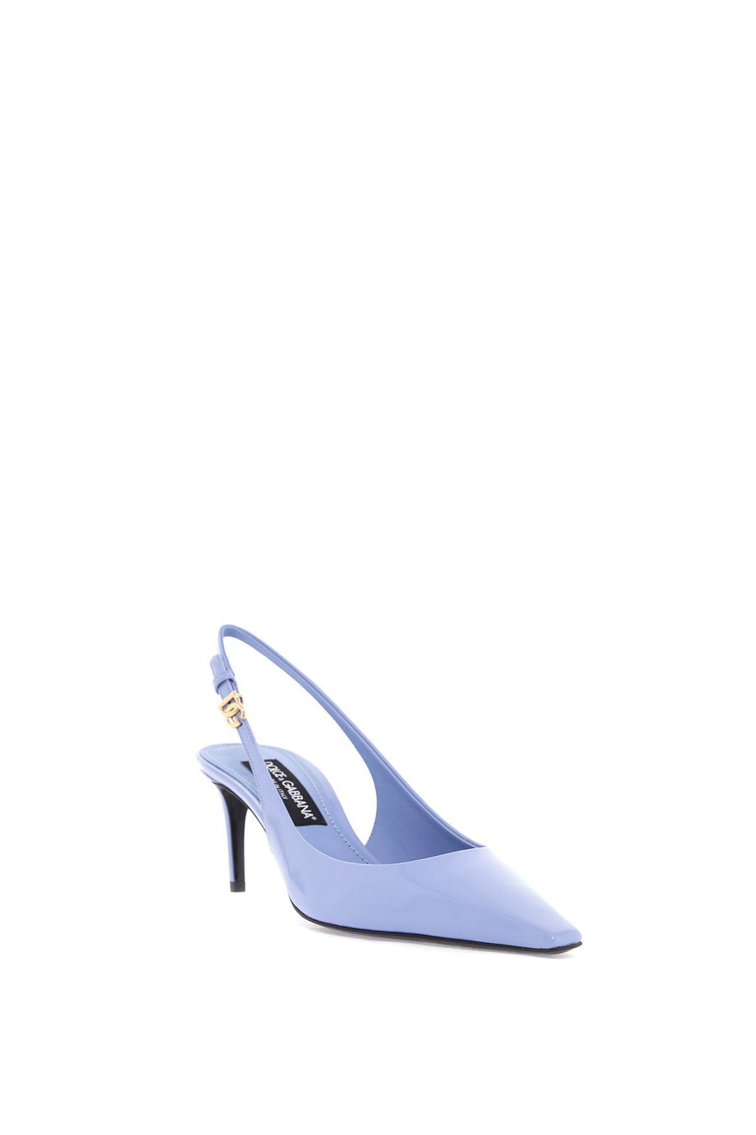 Décolleté Slingback In Pelle Lucida