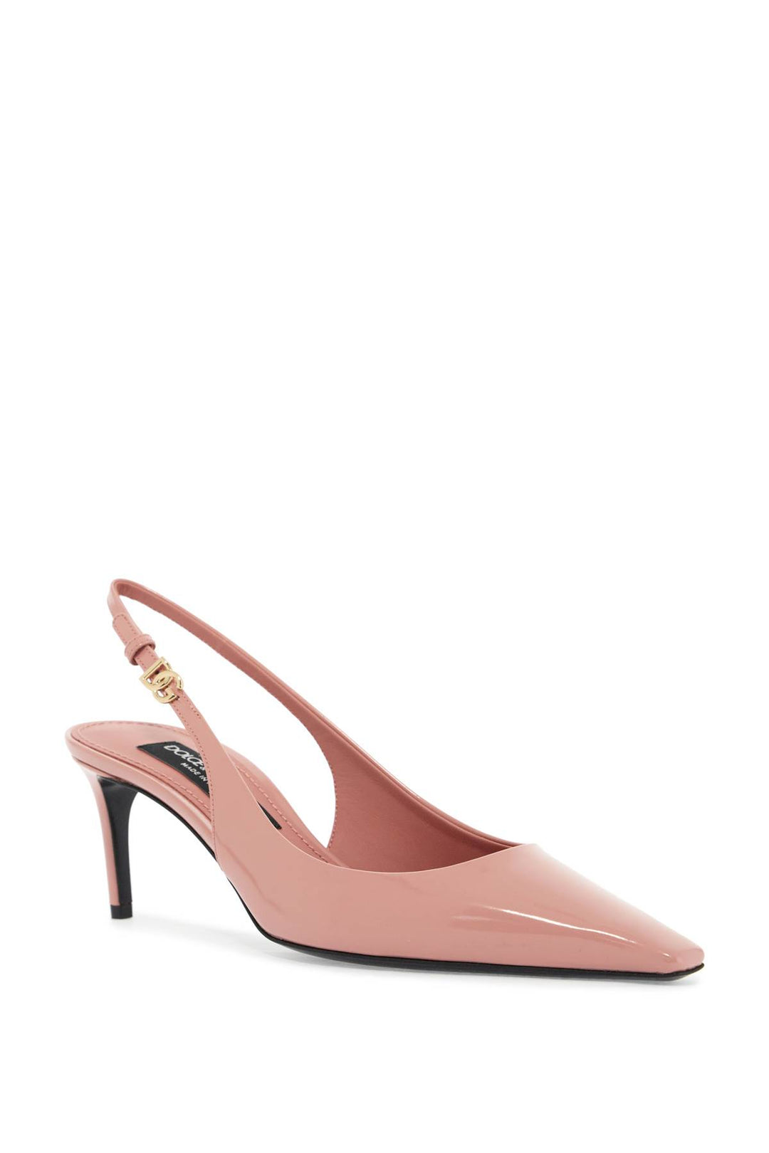 Pink Patent Leather Stiletto Slingback