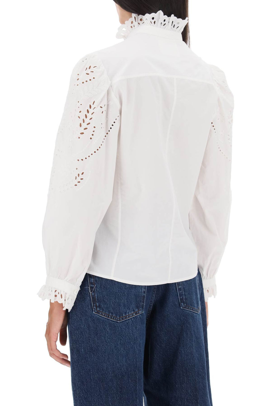 'Raissa' Broderie Anglaise Shirt