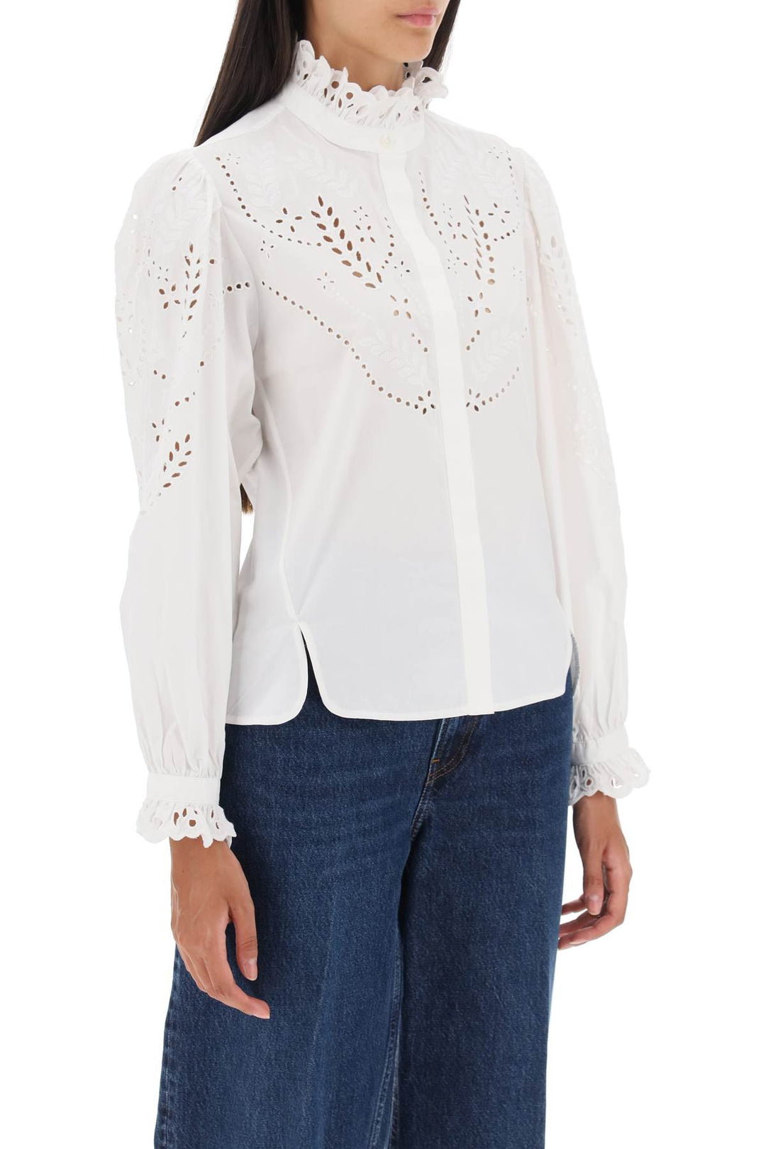 'Raissa' Broderie Anglaise Shirt