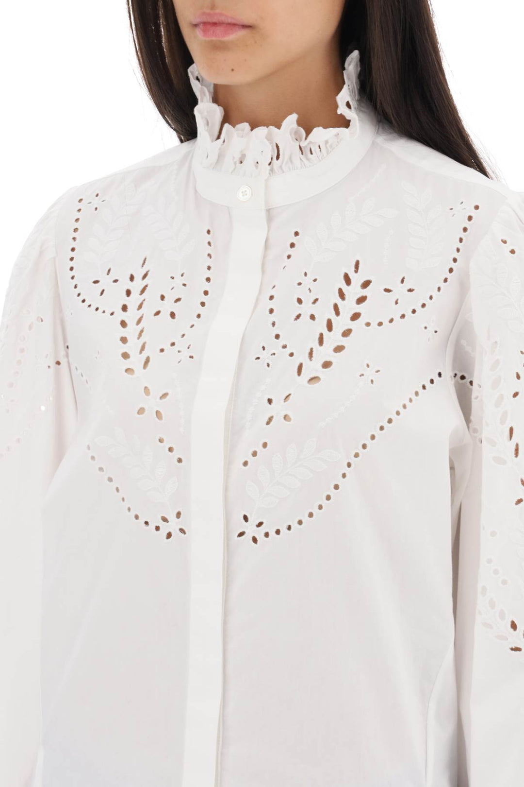 'Raissa' Broderie Anglaise Shirt