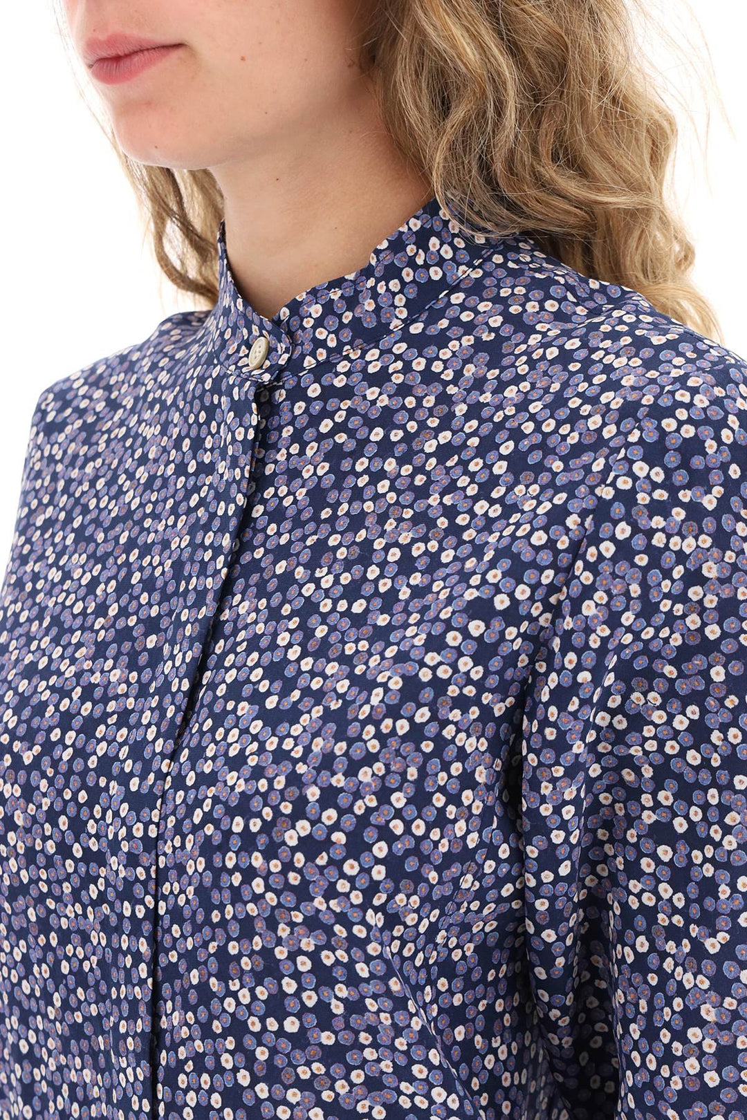 Ilda Silk Shirt With Floral Print