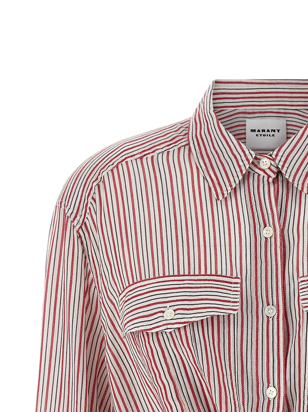 Marant Etoile Nath Shirt and Blouse - Red | b454f5091657d743994ae9609cc434811dc3cbdc