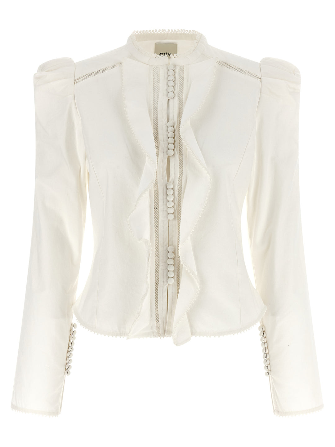 Isabel Marant Calina Shirt and Blouse - White | 5a0800d7b3e332c08ad371157fb7a4126adf938b