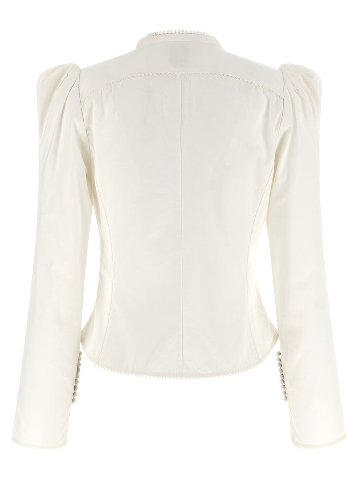 Isabel Marant Calina Shirt and Blouse - White | 5d32a4016b5b8d026ba228c48f8b3036880d6b47