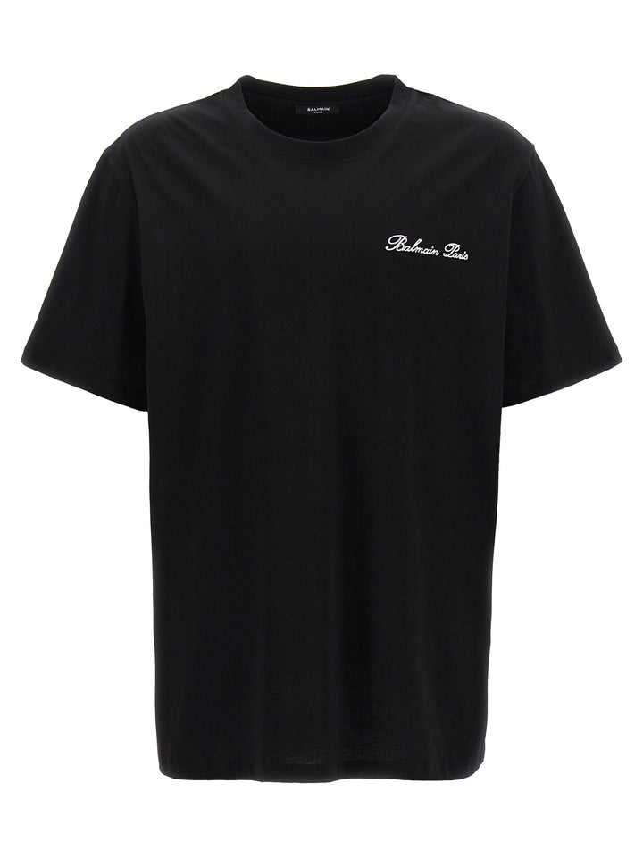 Balmain Signature T-Shirt Black