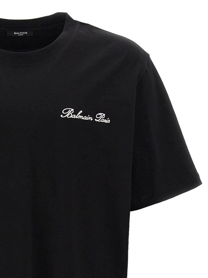 Balmain Signature T-Shirt Black