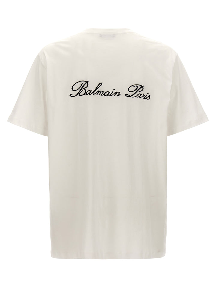 Balmain Signature T-Shirt White