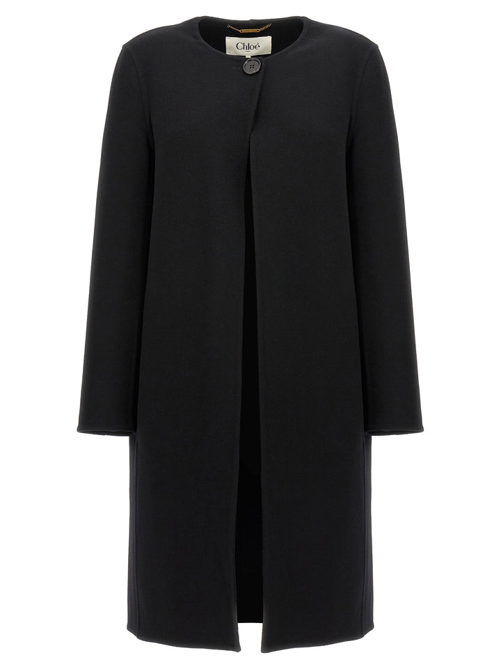 Coat With Cape Coats, Trench Coats Black