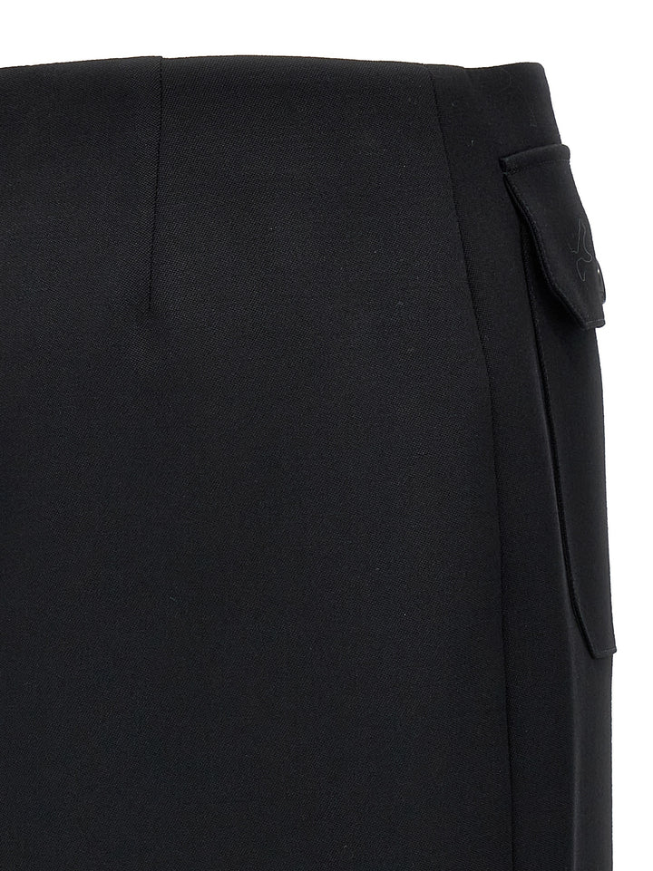 Pocket Skirt Skirts Black