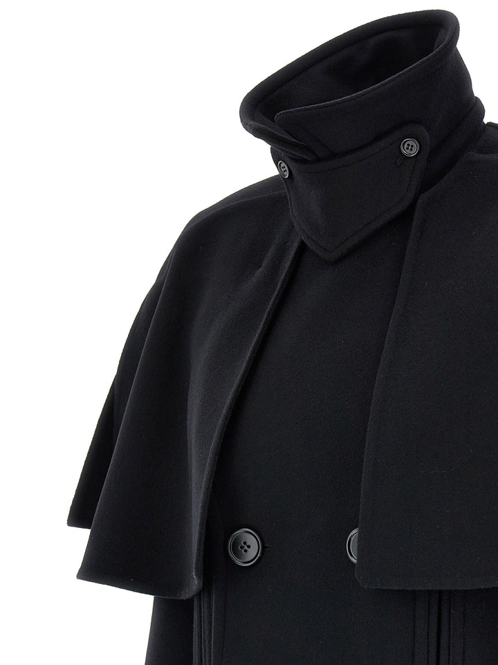 Cape Coat Coats, Trench Coats Black