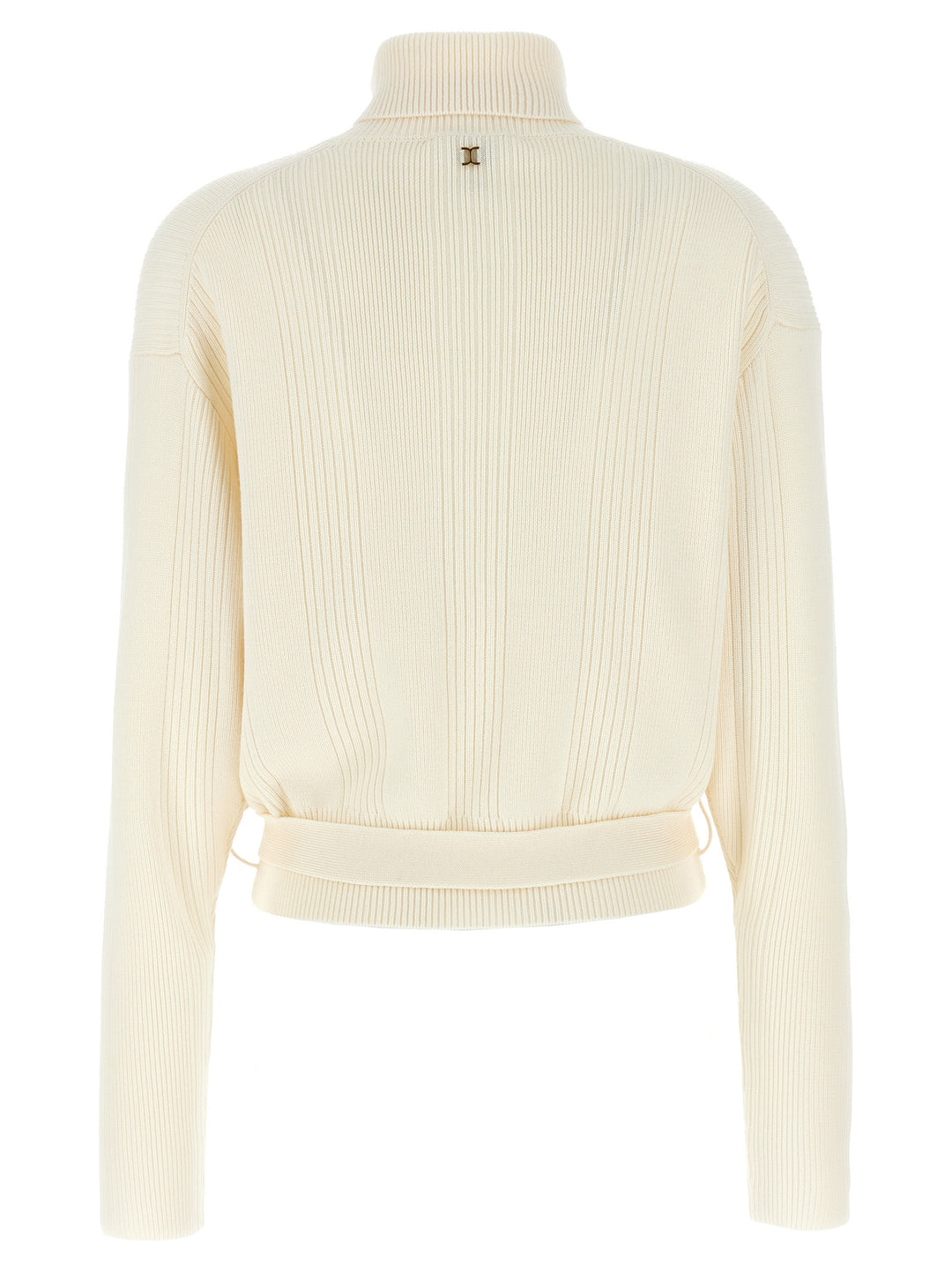 Belt Sweater Sweater, Cardigans White