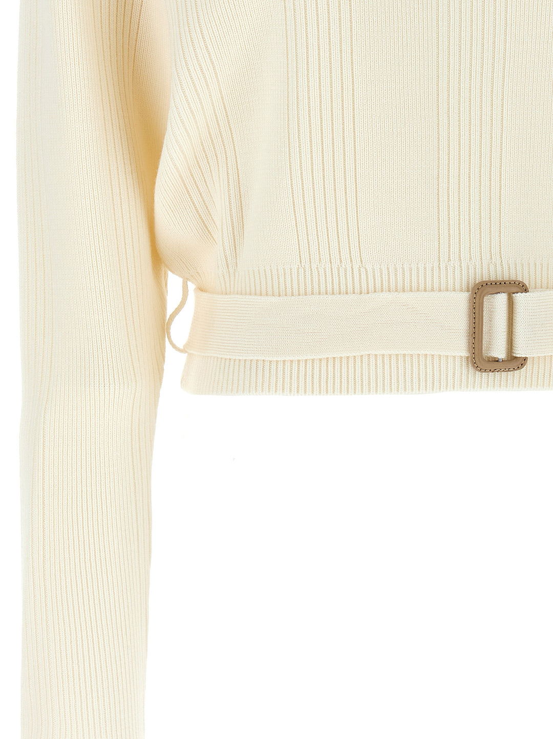 Belt Sweater Sweater, Cardigans White