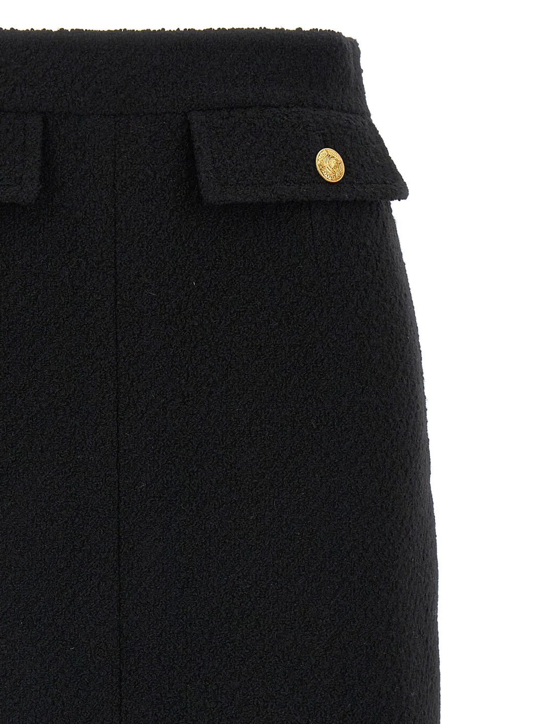Chloé Bouclé Wool Skirt Skirts - Black | b838e18b267786c2405642b3eaa47c2e62d56903
