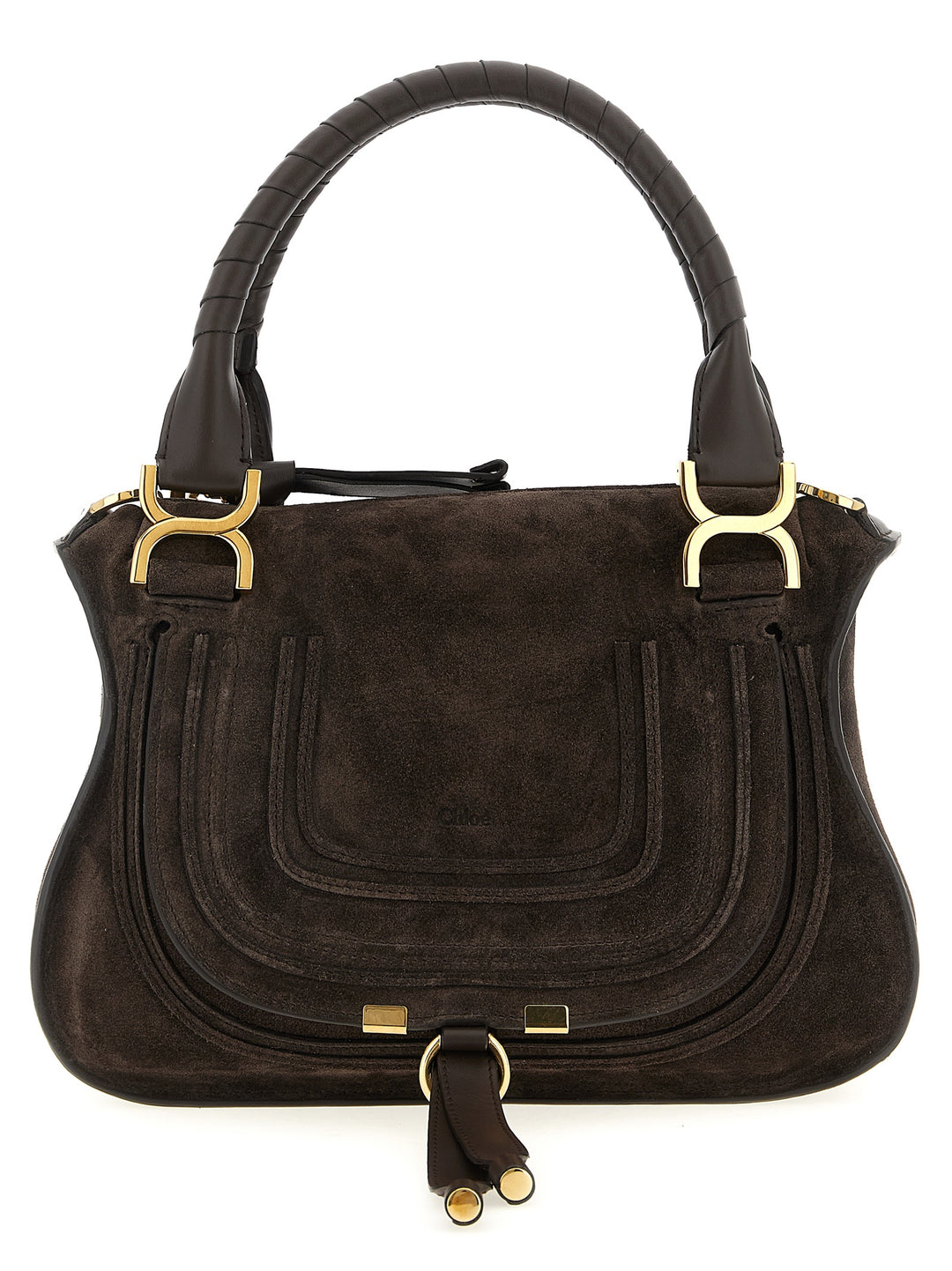 Chloé Marcie Hand Bags - Brown | 81f7e74ab27ecd540fe3681c6c46f64a822d7514