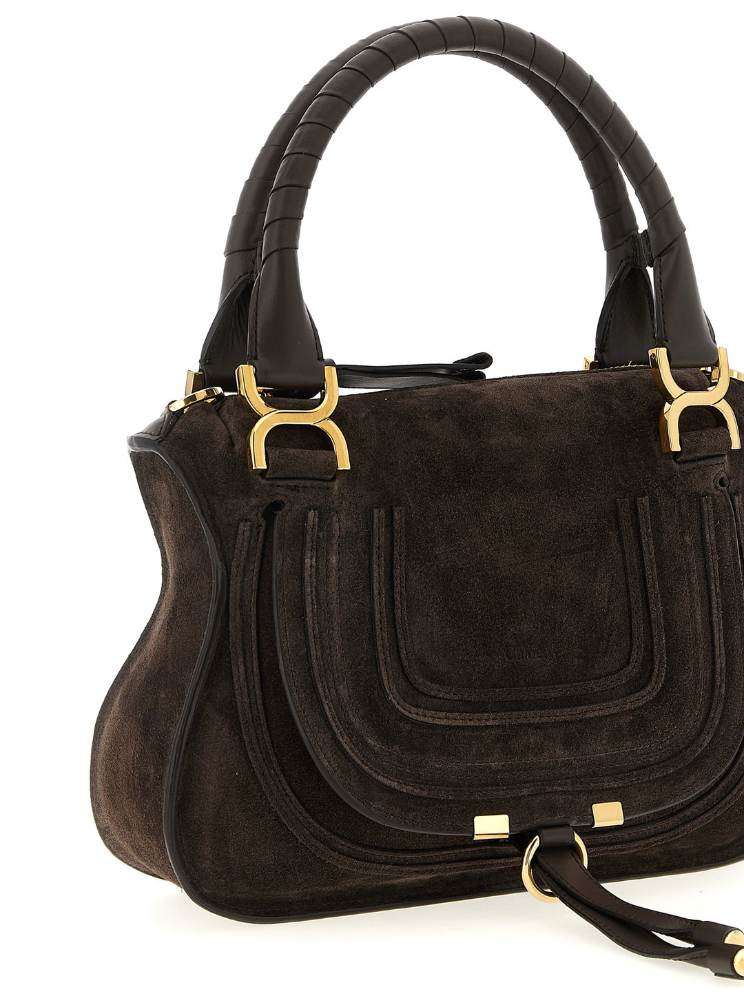 Chloé Marcie Hand Bags - Brown | d4ea7fd882d2abbe7263932379d46764faa9f077