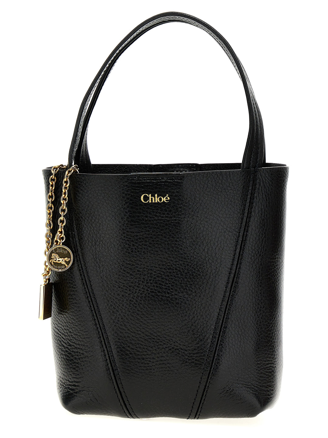 Chloé Spin Hand Bags Black