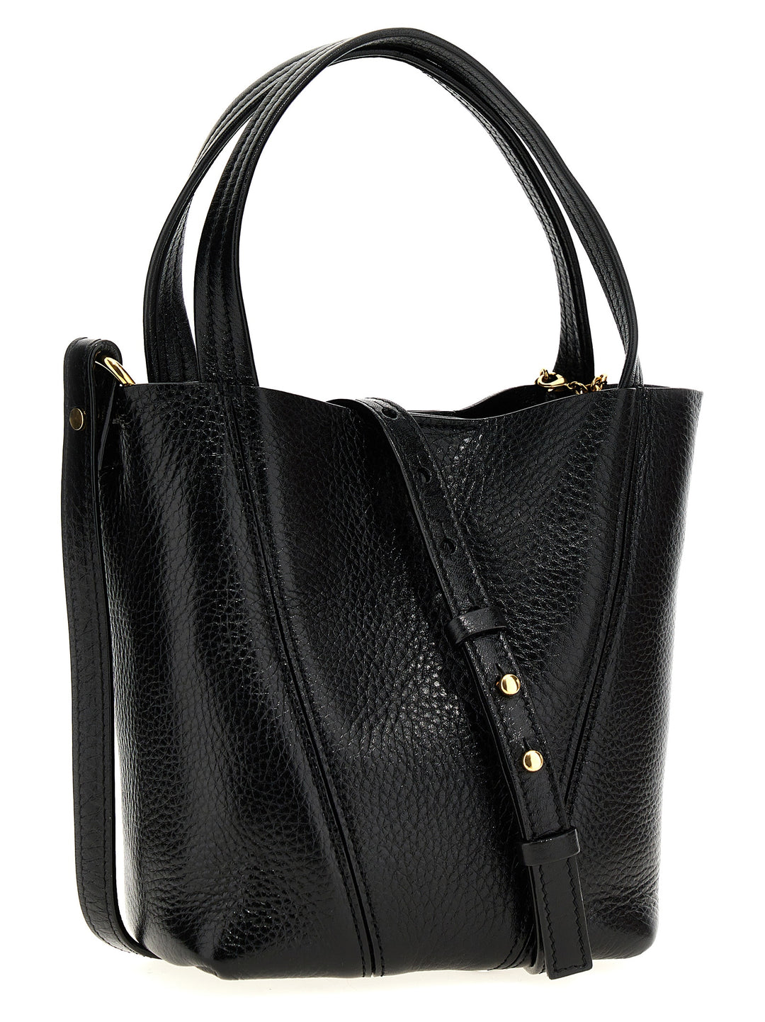 Chloé Spin Hand Bags Black