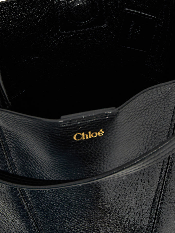 Chloé Spin Hand Bags Black