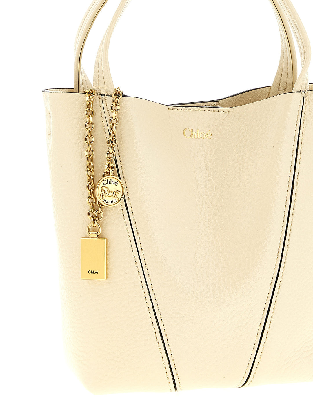 Chloé Chloé Spin Crossbody Bags - Beige | 3e802b149b882365f51f2de01d91b27830a9dffc