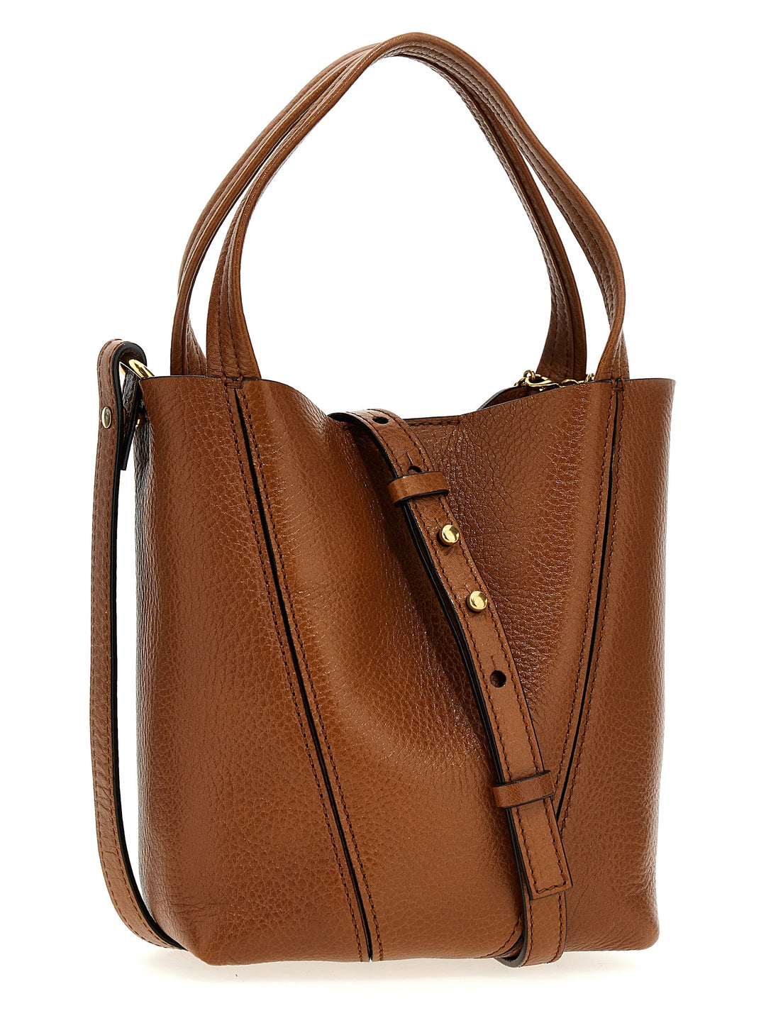 Chloé Spin Crossbody Bags Brown