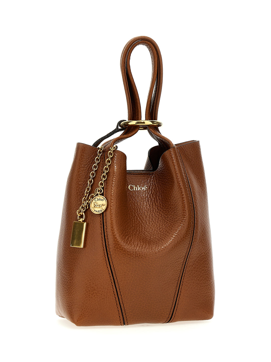 Chloé Spin Crossbody Bags Brown