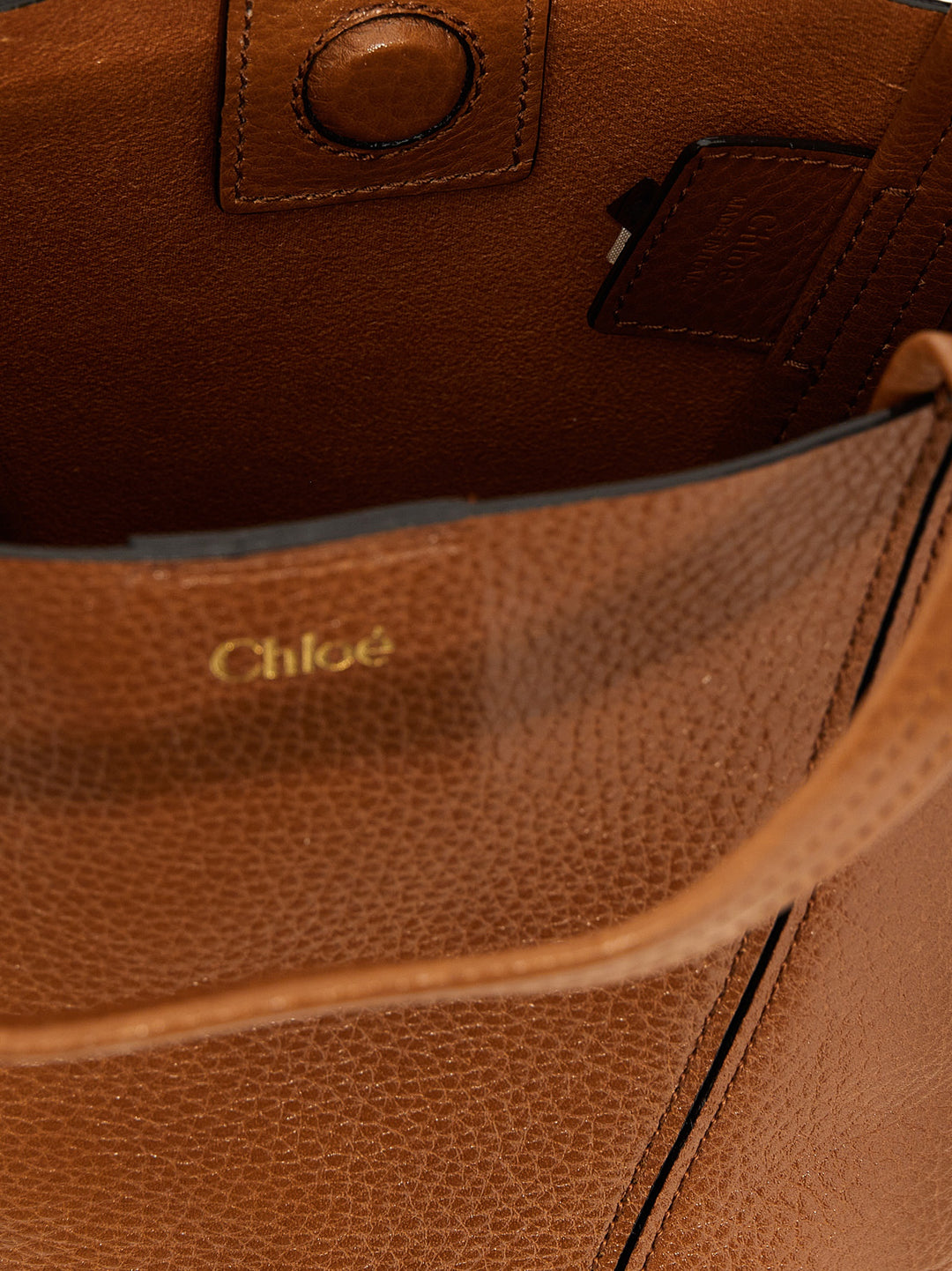 Chloé Spin Crossbody Bags Brown